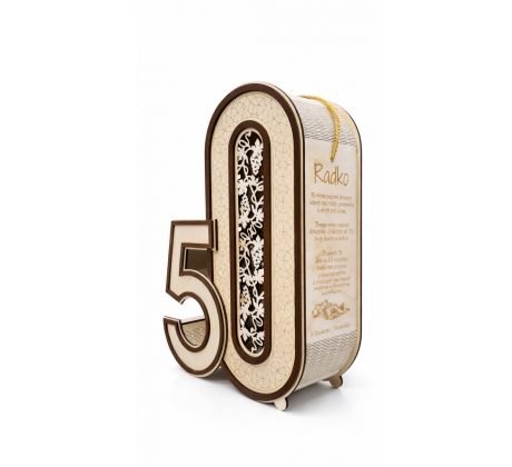 Darčekový box na víno k 50. narodeninám – Jubilant